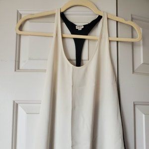 Wilfred Aritzia Black/Ivory Colorblock Dress Sz S - EUC